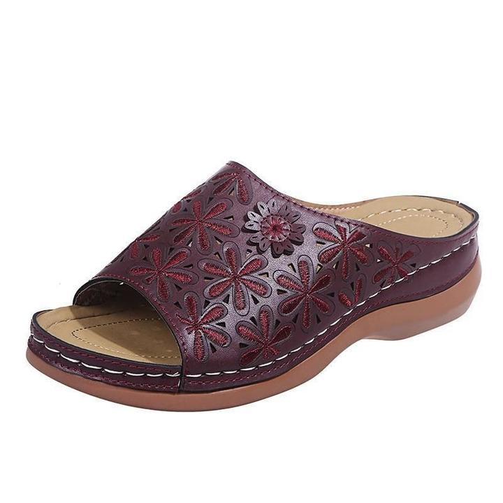 Vanilla | Women's Orthopedic Flat Cushioned Sandals for Walking