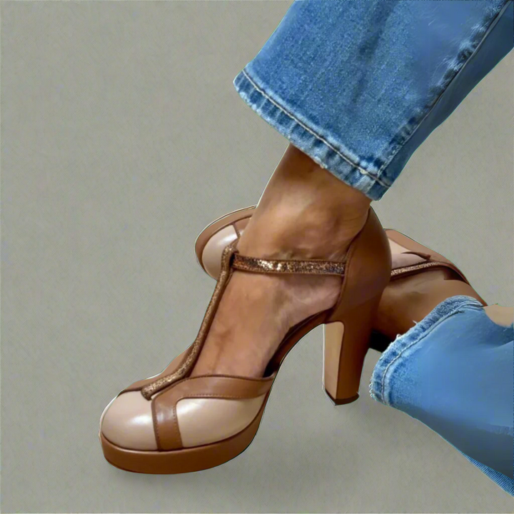 Criselmara™ | Elegant and Comfortable Heeled Sandals