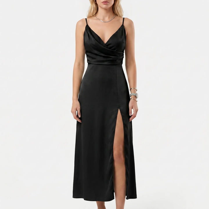 Auralis - Draped Bodice Maxi Dress