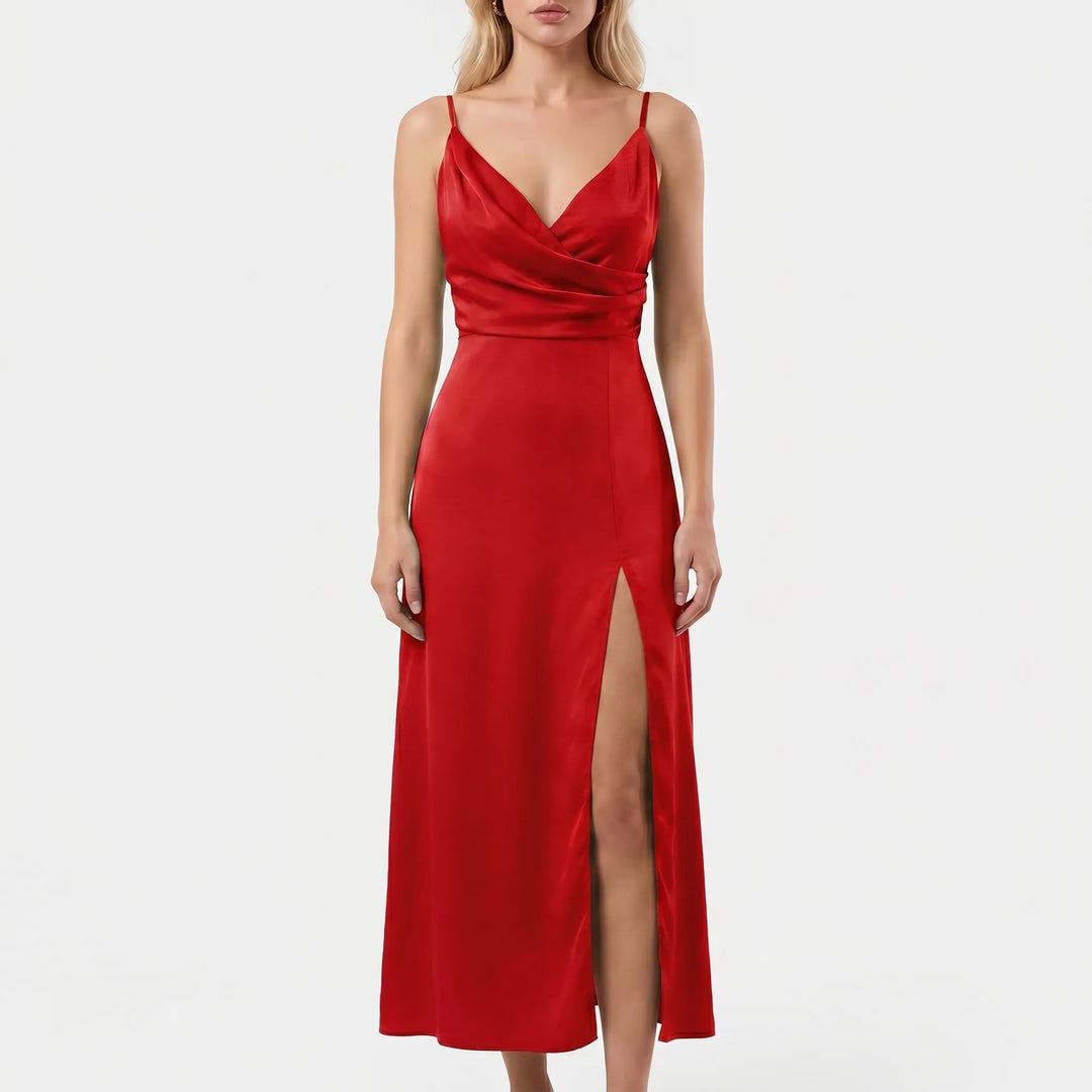 Auralis - Draped Bodice Maxi Dress