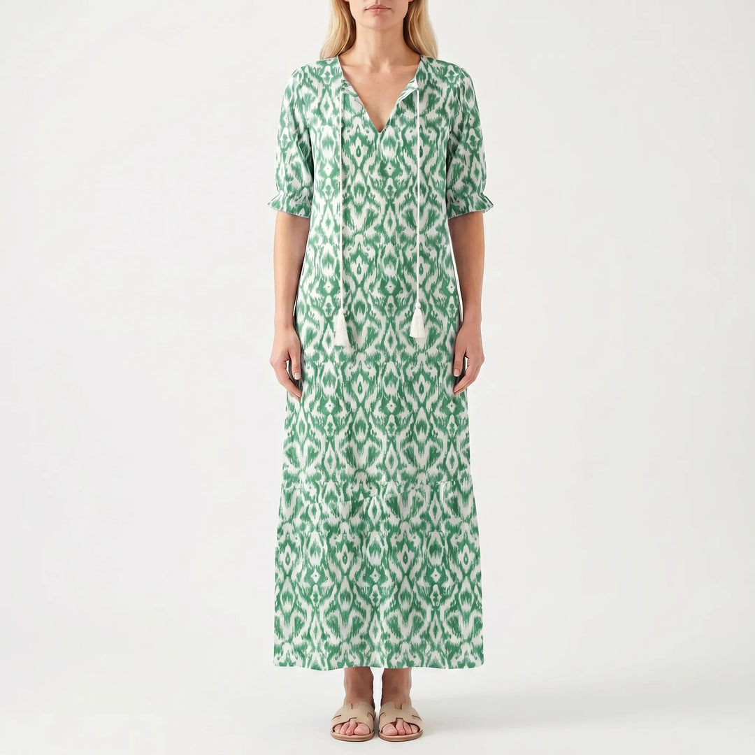 Bohaven - Relaxed Boho-Print Midi Dress
