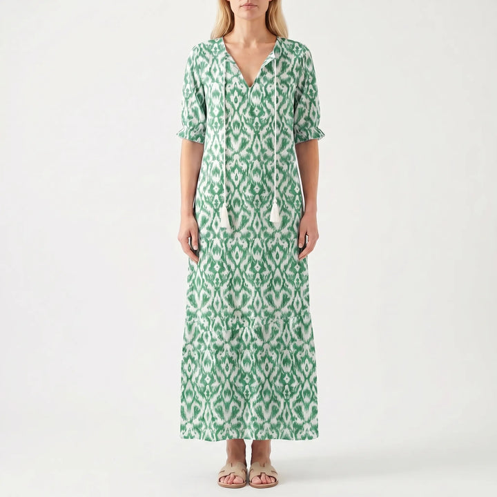 Bohaven - Relaxed Boho-Print Midi Dress