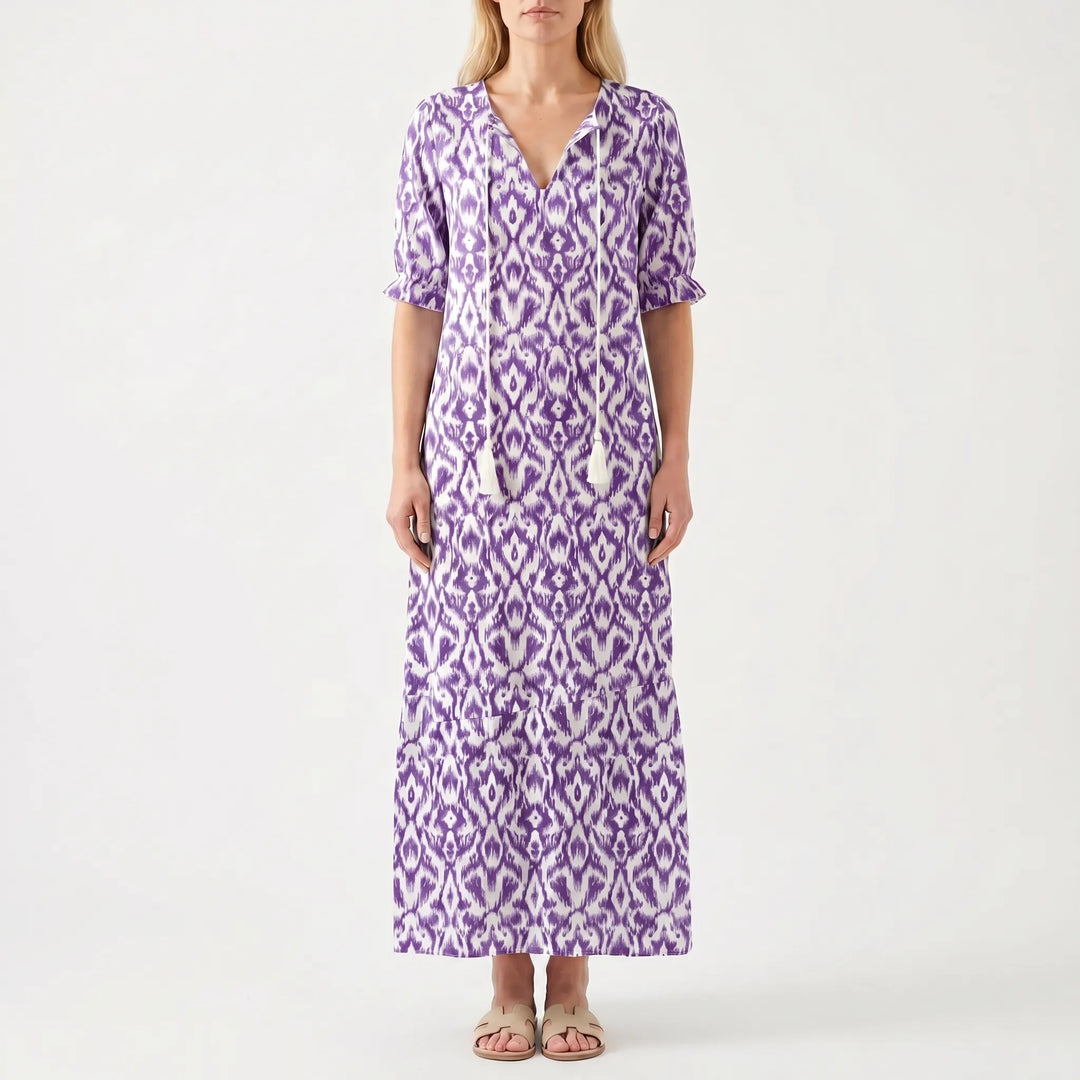 Bohaven - Relaxed Boho-Print Midi Dress