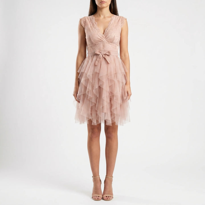 Floriana - Layered Ruffle Mini Dress