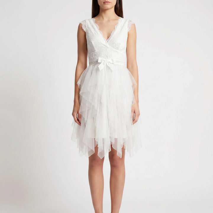 Floriana - Layered Ruffle Mini Dress