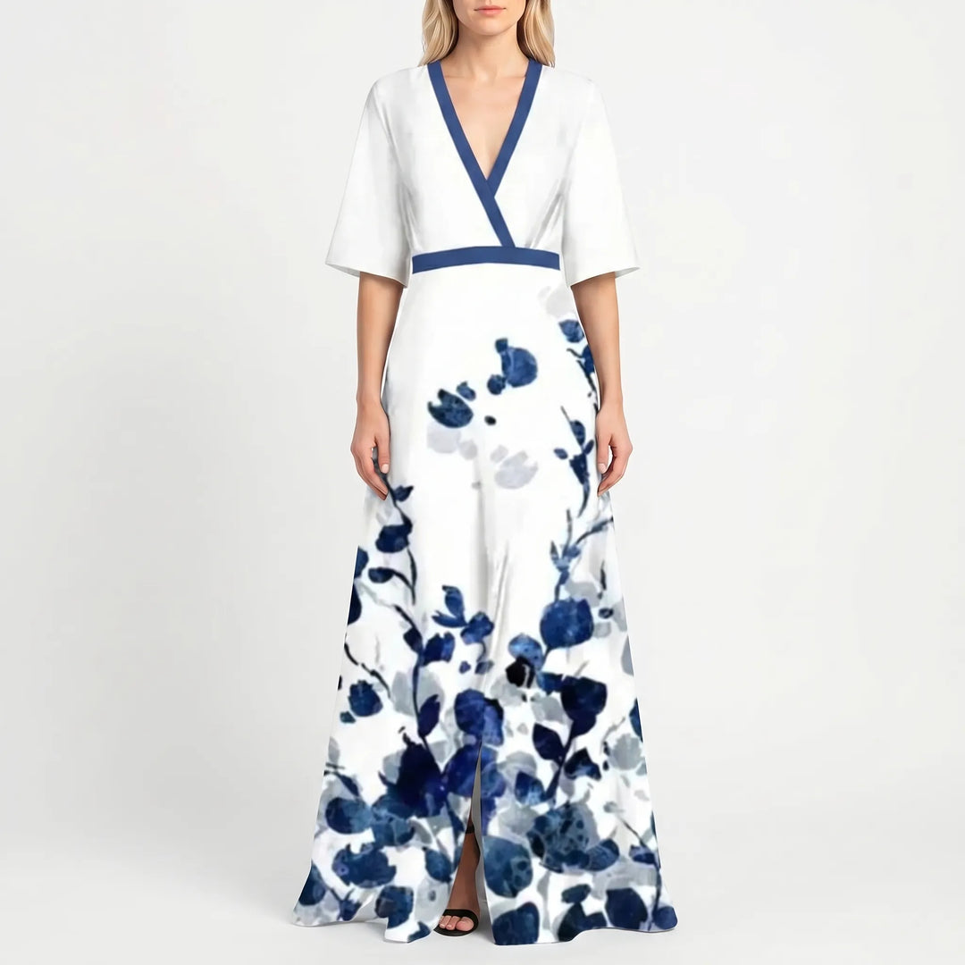 Florielle - Floral Embroidered Maxi Dress