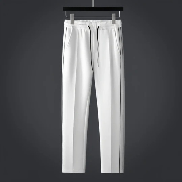 Men’s Winter Track Set with Long Sleeve and Stripe Details