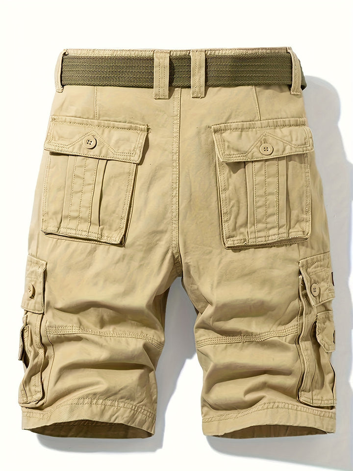 Men’s Cargo Shorts with Multiple Pockets and Adjustable