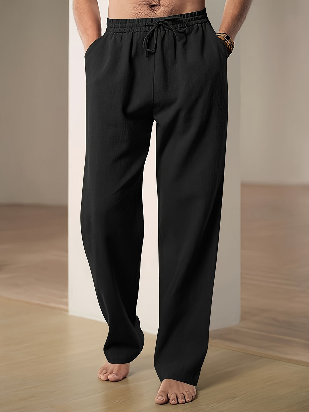 Men’s Casual Pants with Drawstring