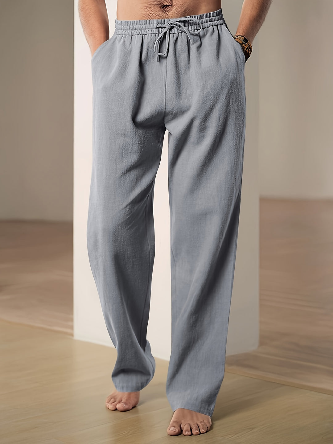 Men’s Casual Pants with Drawstring