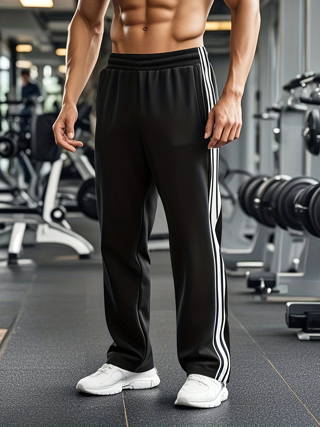Men’s Jogging Trousers with Drawstring Waist