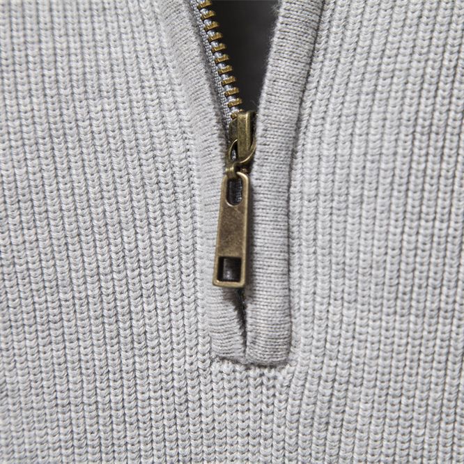 Men’s Luxury Half Zip Jumper with Silky Interior and Breathable Design