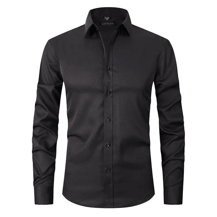 Men’s Shirt with Elastic Fabric and Smooth Finish