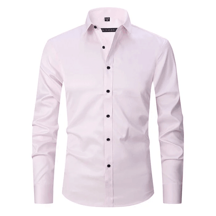 Men’s Shirt with Elastic Fabric and Smooth Finish