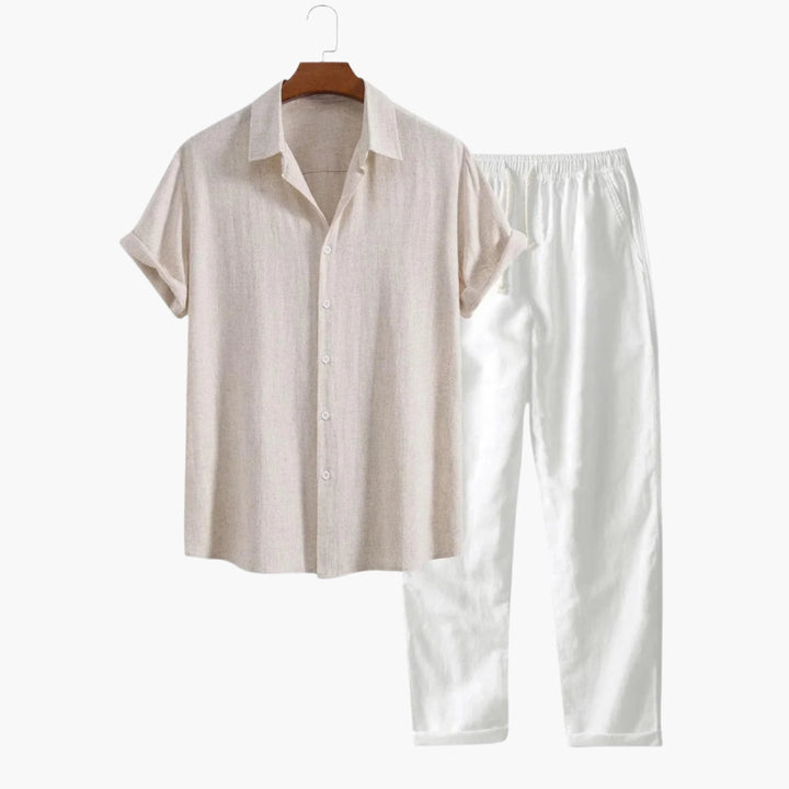 Men’s Summer Set with Shirt and Trousers