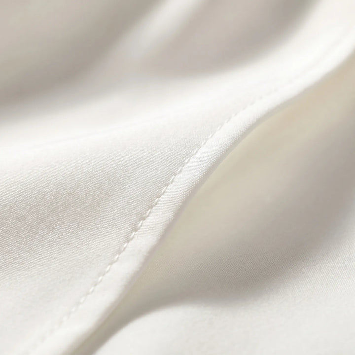 Plissara - Sleeveless Pleated V-Neck Blouse