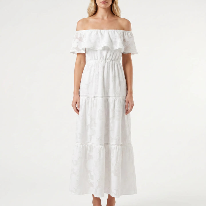 Tierlova - Off-Shoulder Tiered Maxi Dress