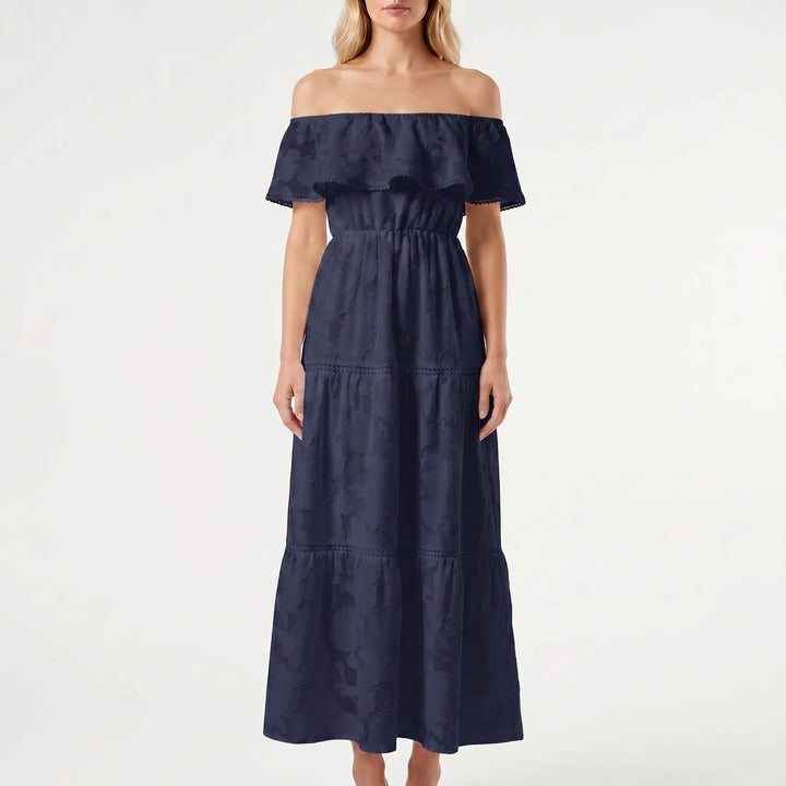 Tierlova - Off-Shoulder Tiered Maxi Dress