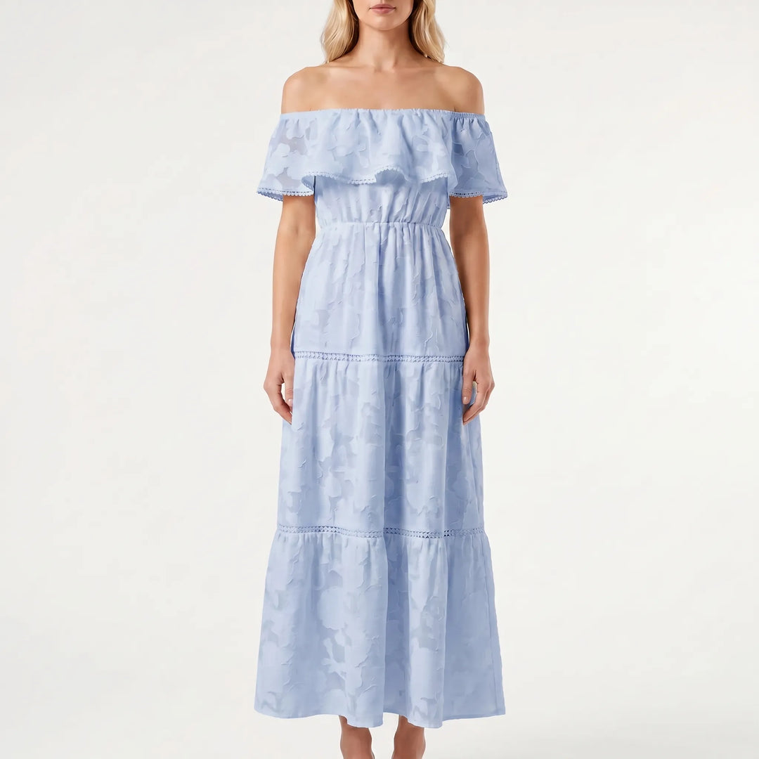 Tierlova - Off-Shoulder Tiered Maxi Dress
