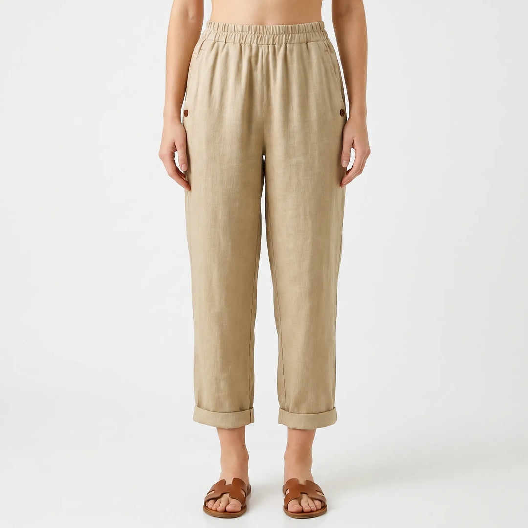 Vellara - Relaxed Straight-Leg Trousers