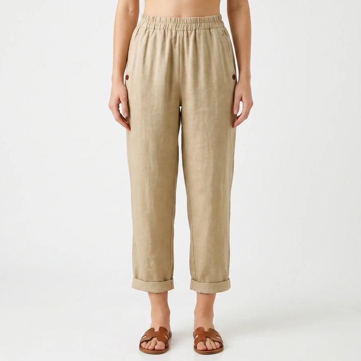 Vellara - Relaxed Straight-Leg Trousers