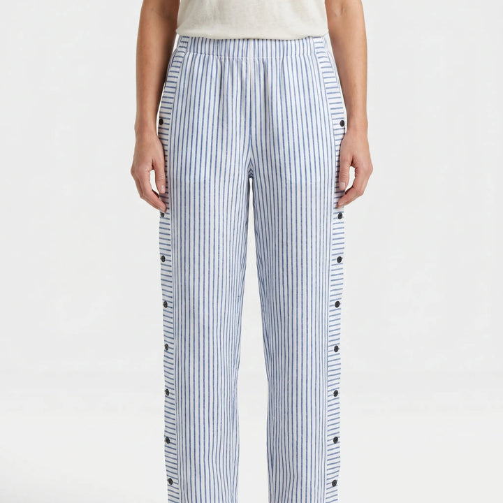 Vellora - Striped Relaxed Fit Trousers