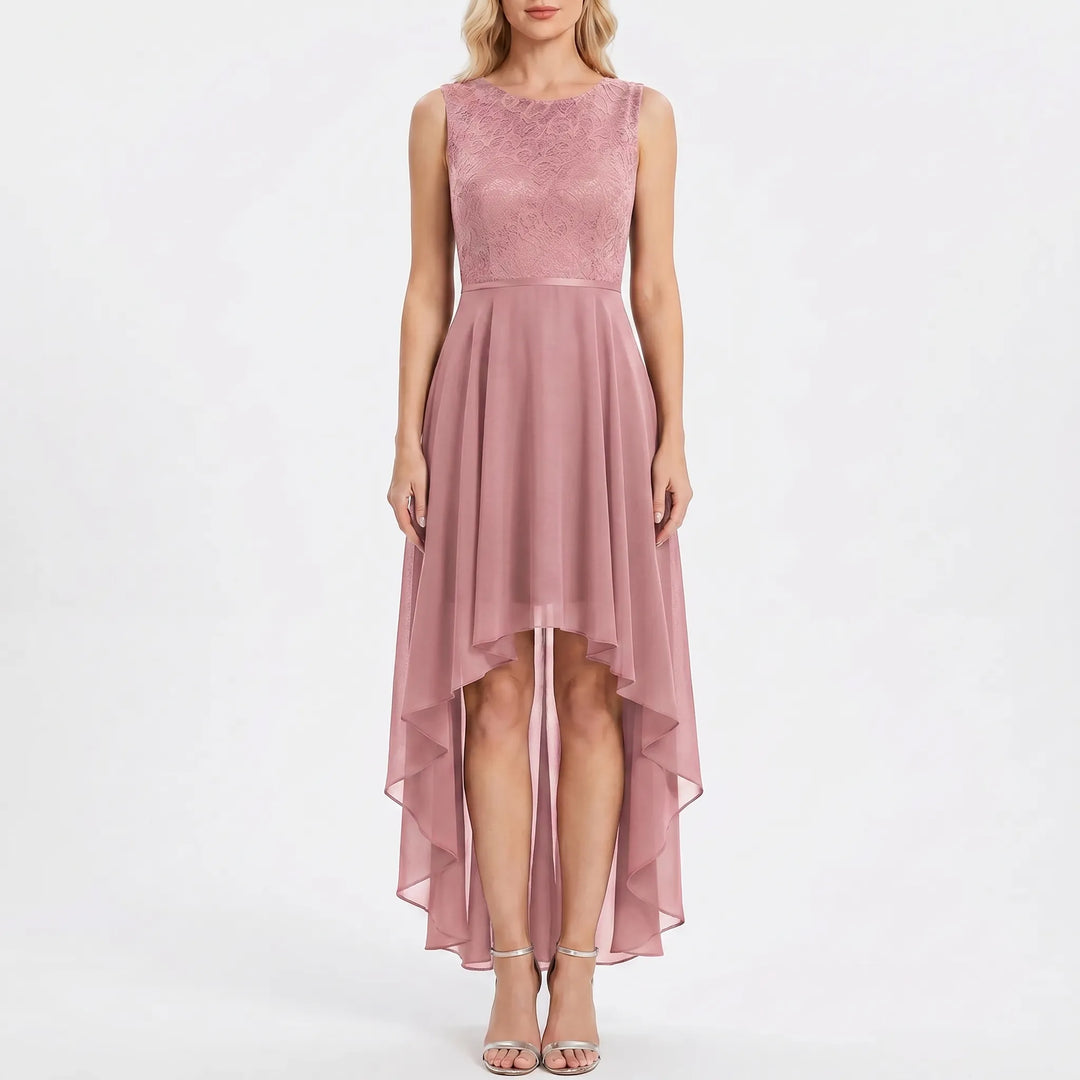 Velorie - High-Low Hem Occasion Dress