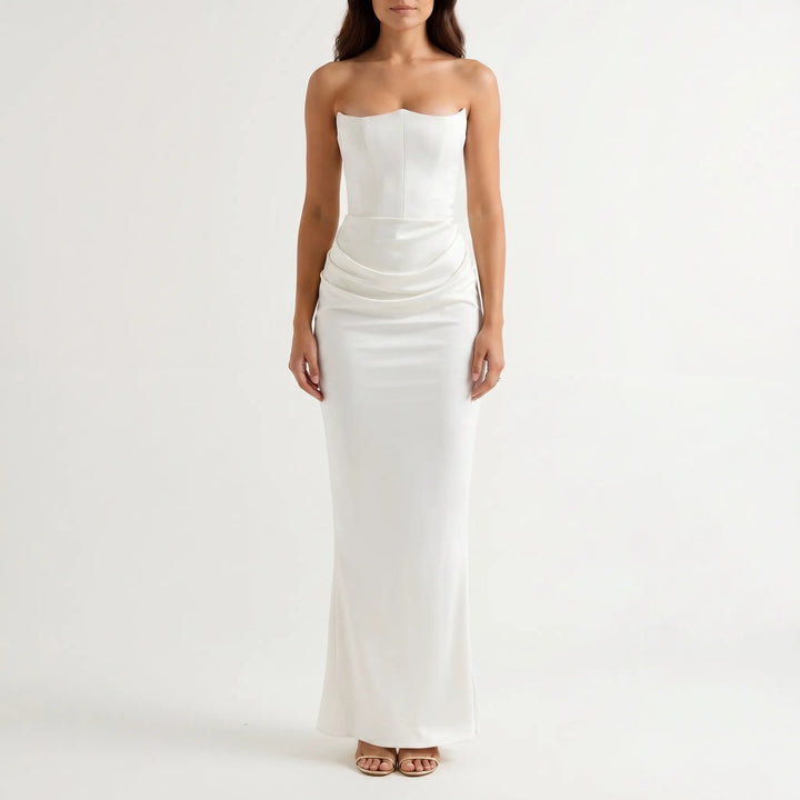 Veloura - Strapless Column Maxi Dress