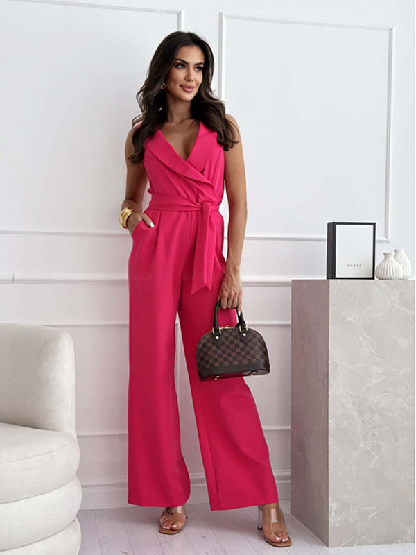 Women’s Jumpsuit with Elegant Cut and Fitted Design