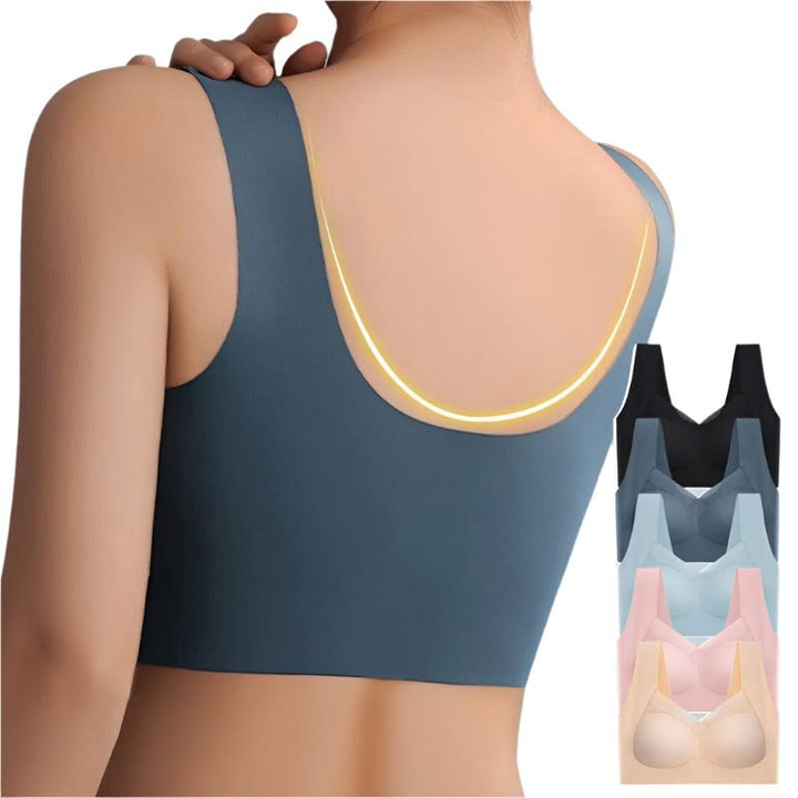Women’s Seamless Bra with Adaptive Support and Discreet Design