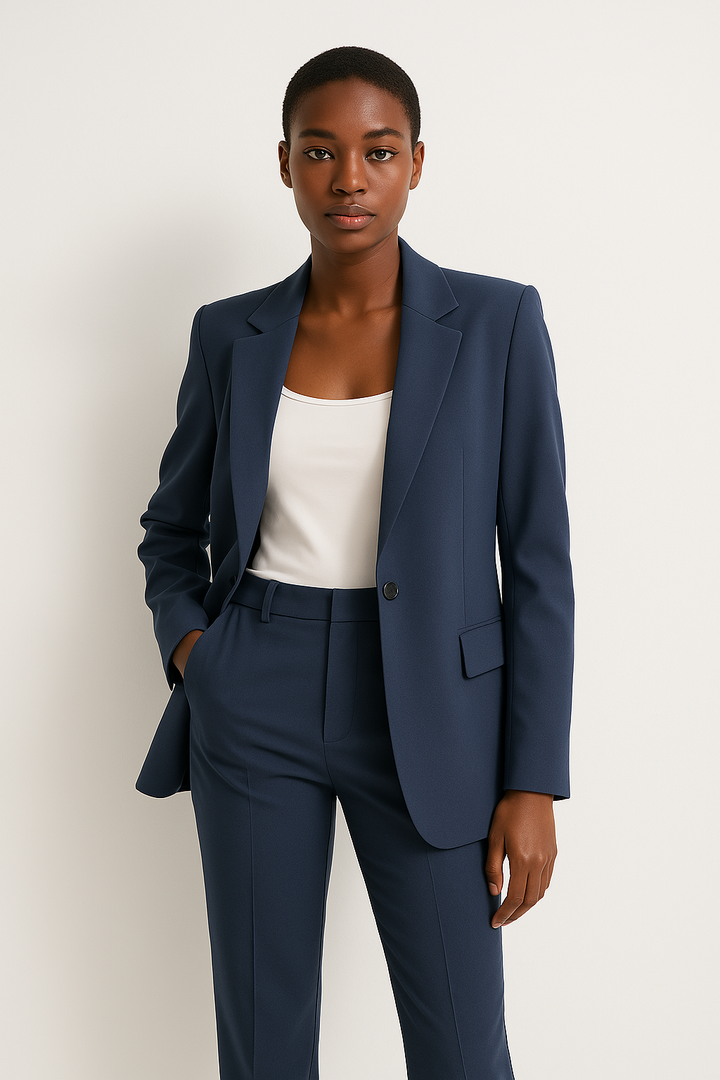 Women’s Trouser Suit with Tailored Blazer and Trousers