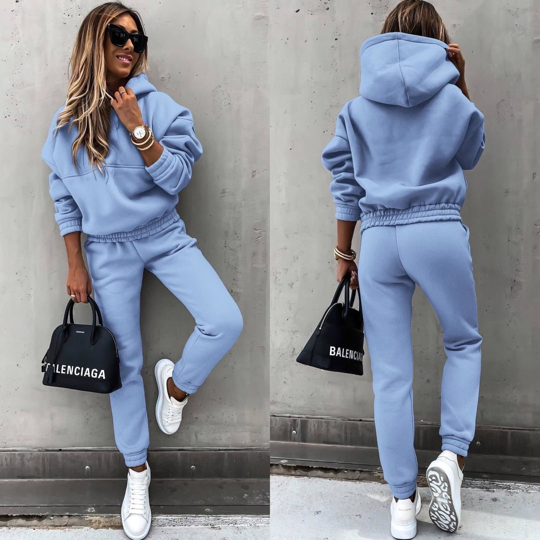 Women’s Jogging Set with Matching Top and Pants