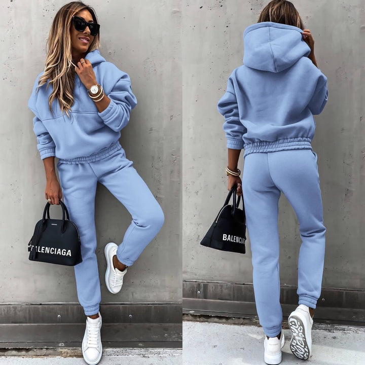 Women’s Jogging Set with Matching Top and Pants