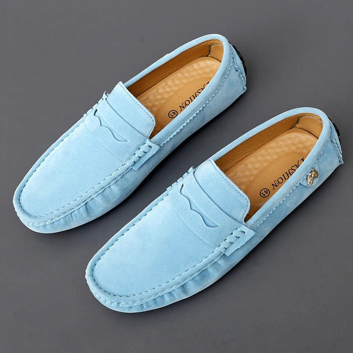 Caspian | Men's Green Driving Loafers