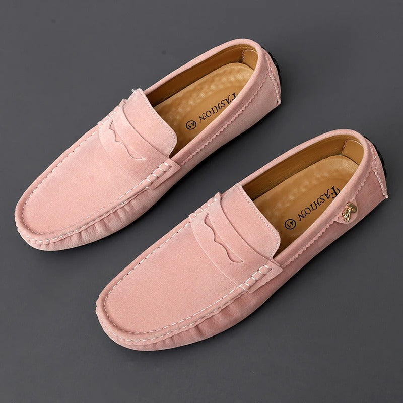 Caspian | Men's Green Driving Loafers