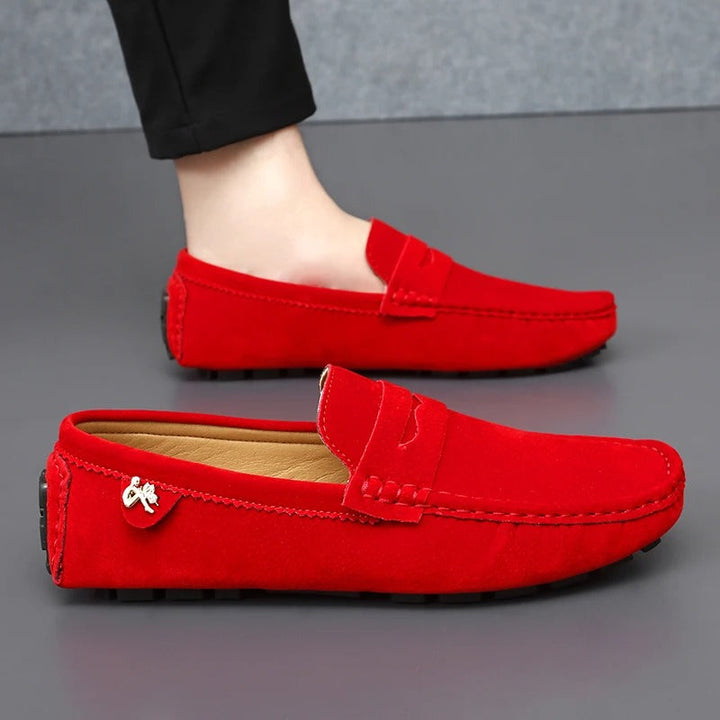 Caspian | Men's Green Driving Loafers