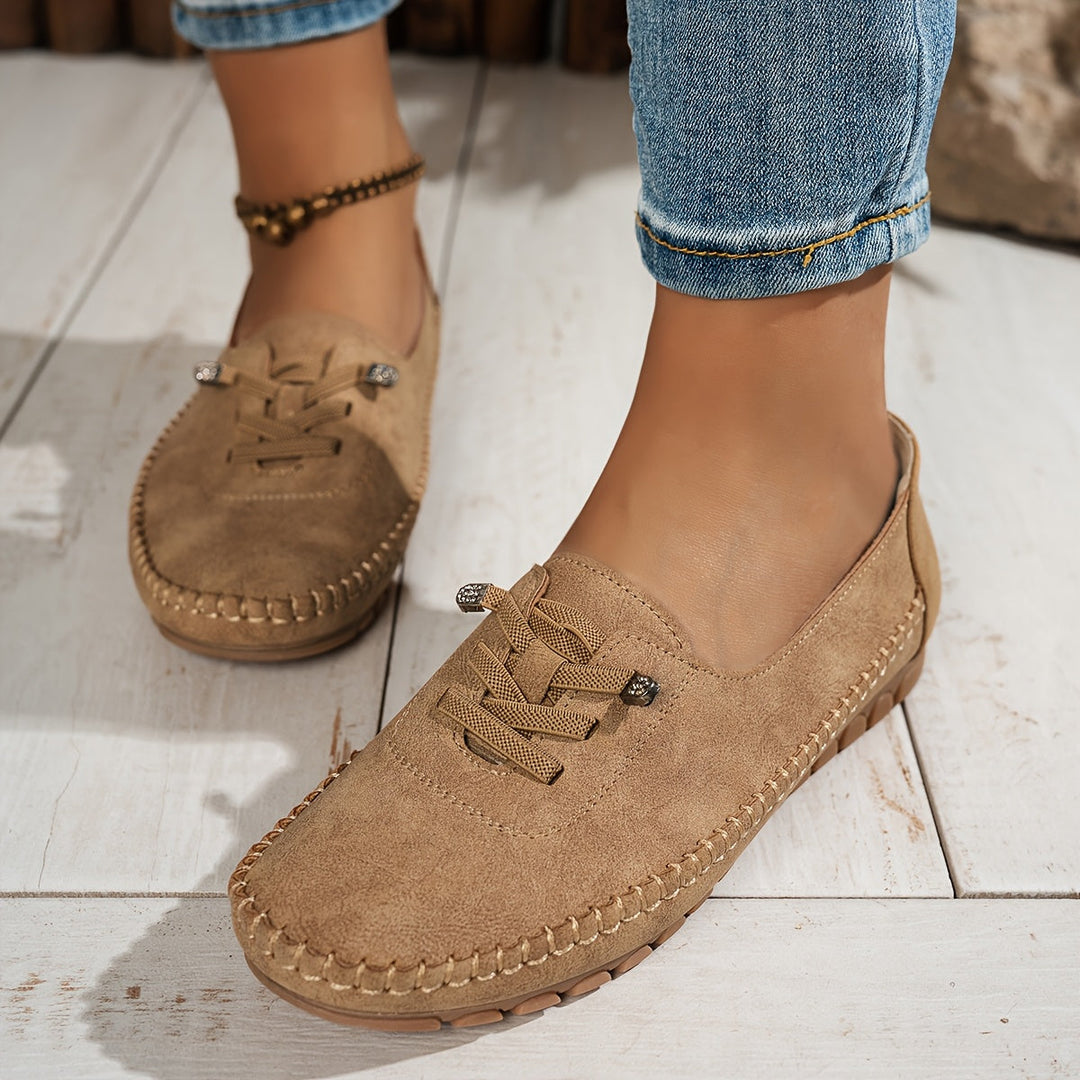 Evelyne | Women's Lace-Up Comfort Loafers