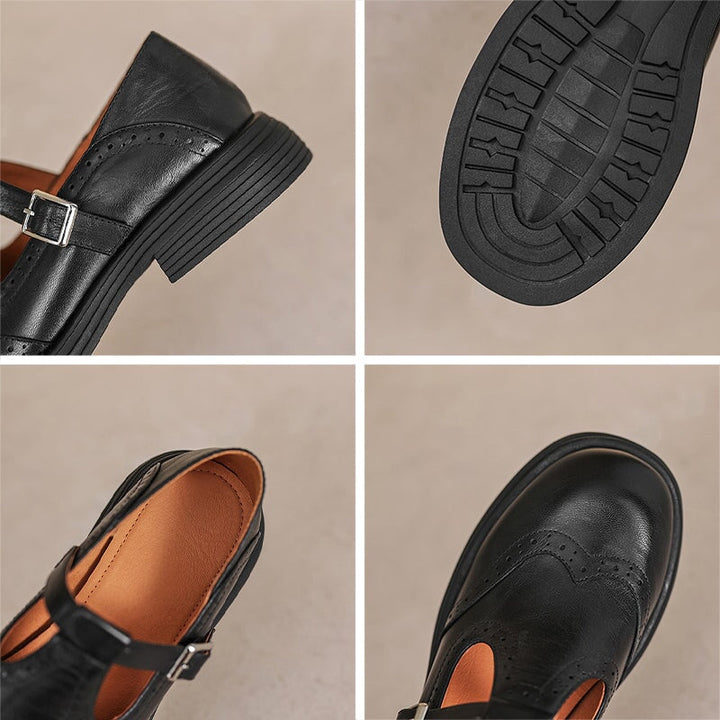 Nina™ | Elegant Vegan Leather Mary Jane Sandal