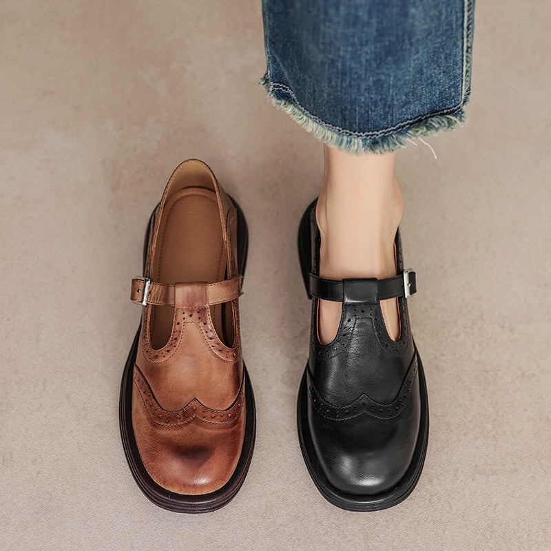 Nina™ | Elegant Vegan Leather Mary Jane Sandal
