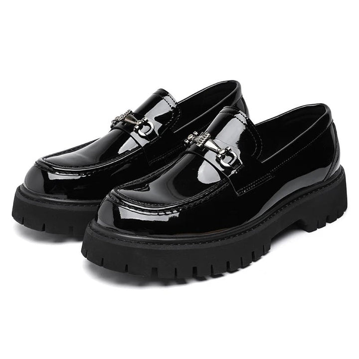 Mason | Men's Leather Loafers Business Dress Shoes Platform Sole
