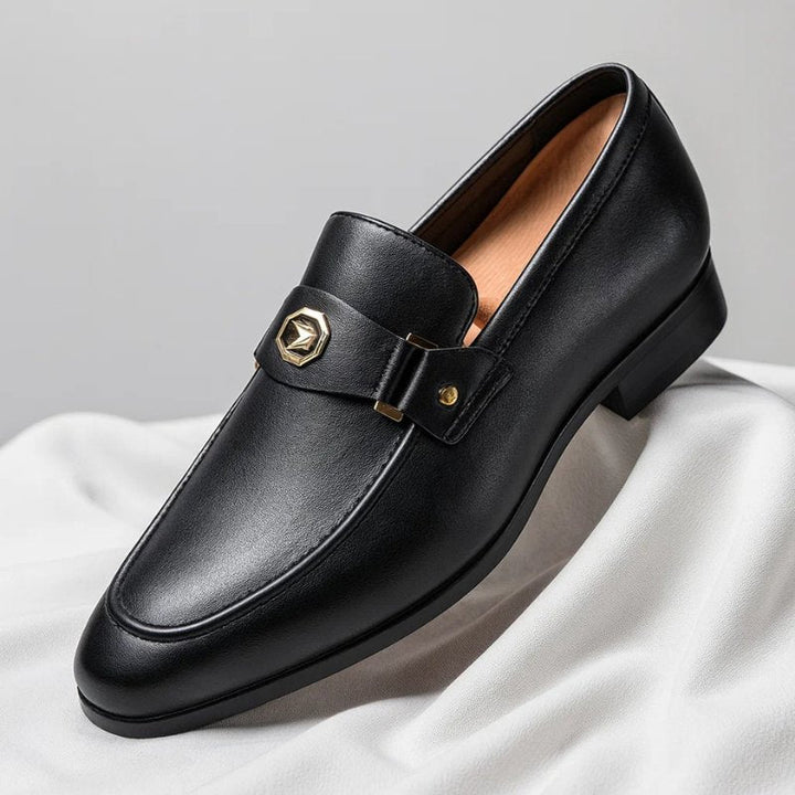 Nathan | Men's Leather Loafers Slip-On Italian Dress Shoes