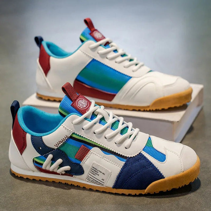 Daniel | Men's Trail Sneakers Layered Suede Mesh Athletic