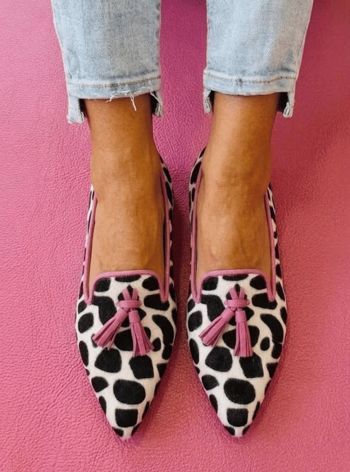 Miranda | Women's Pointed Toe Tassel Loafers