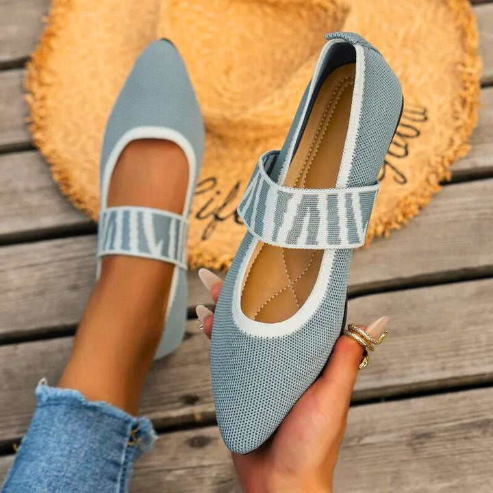Ophelia | Women's Checkered Strap Mary Jane Flats