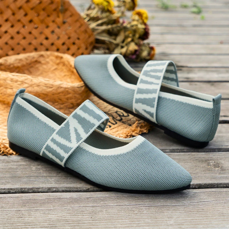 Ophelia | Women's Checkered Strap Mary Jane Flats